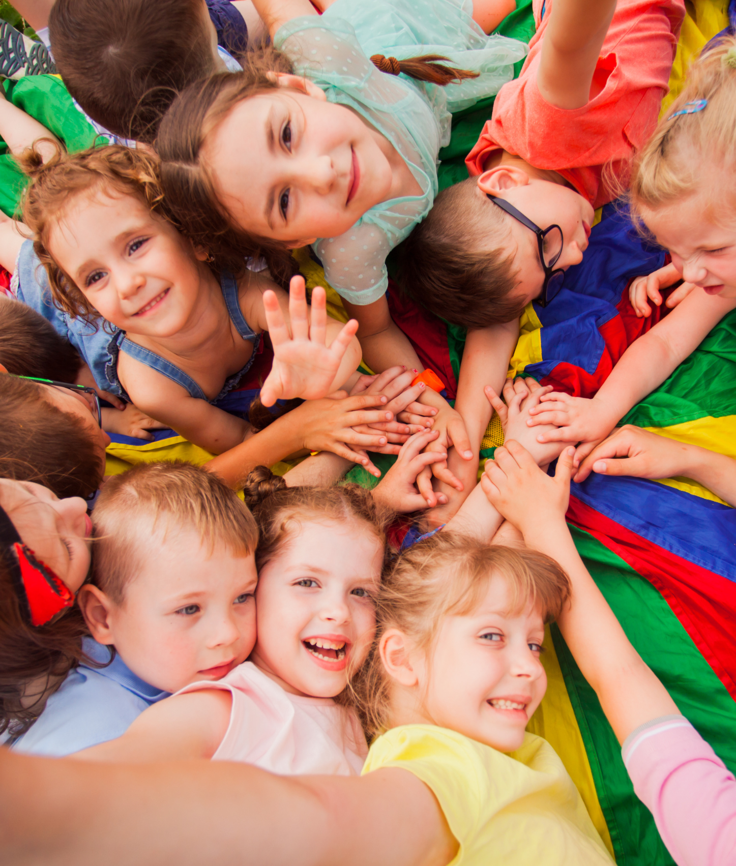 children at summer camp having fun